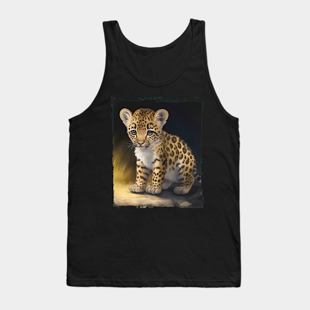 Little Leopard Tank Top by DeVerviers